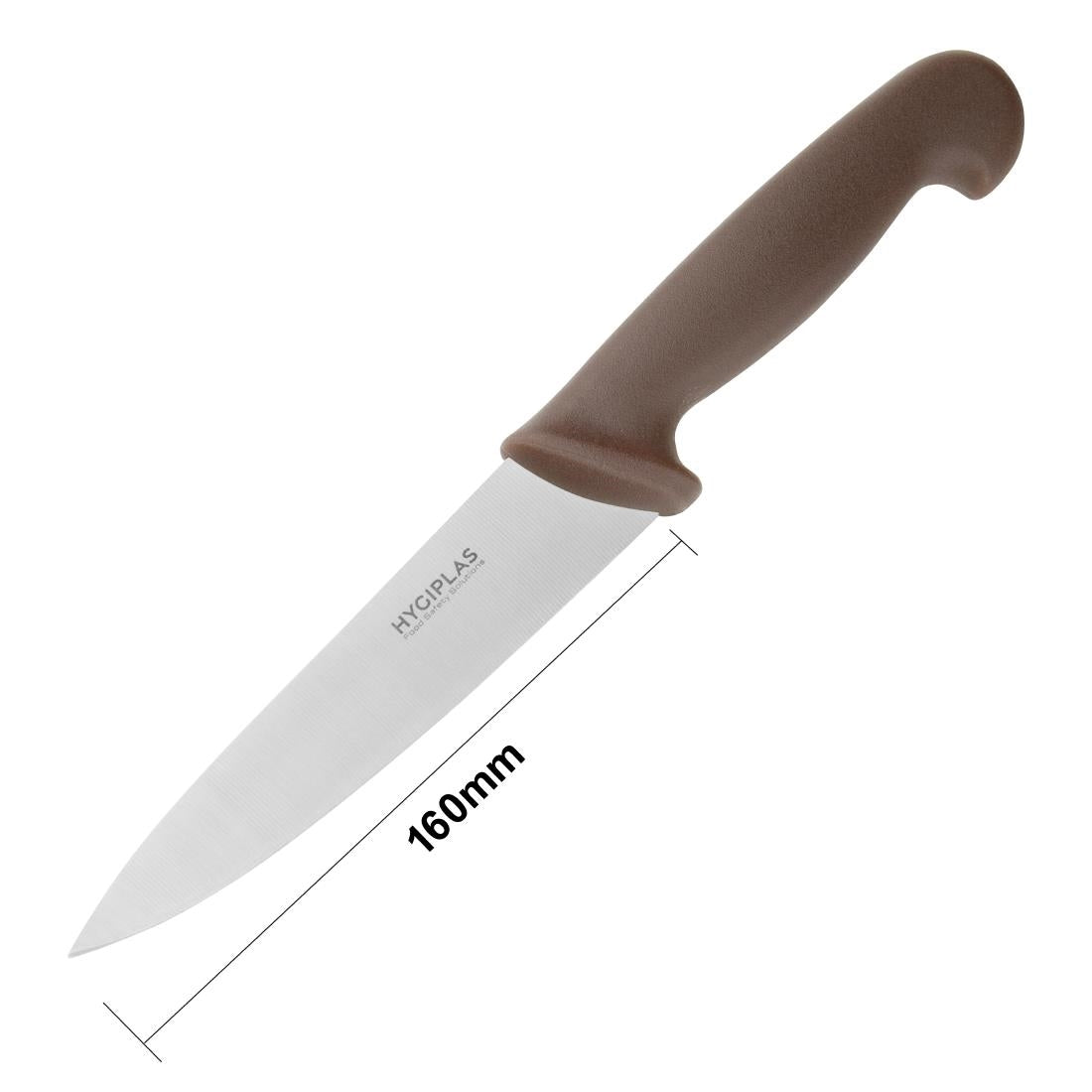 Hygiplas Cooks Knife Brown 160mm • PAS-FX115