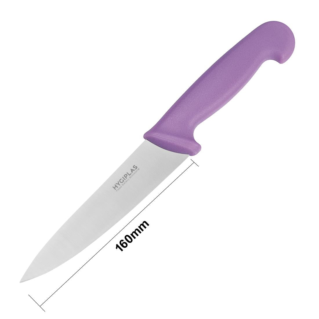 Hygiplas Cooks Knife Purple 160mm • PAS-FX116