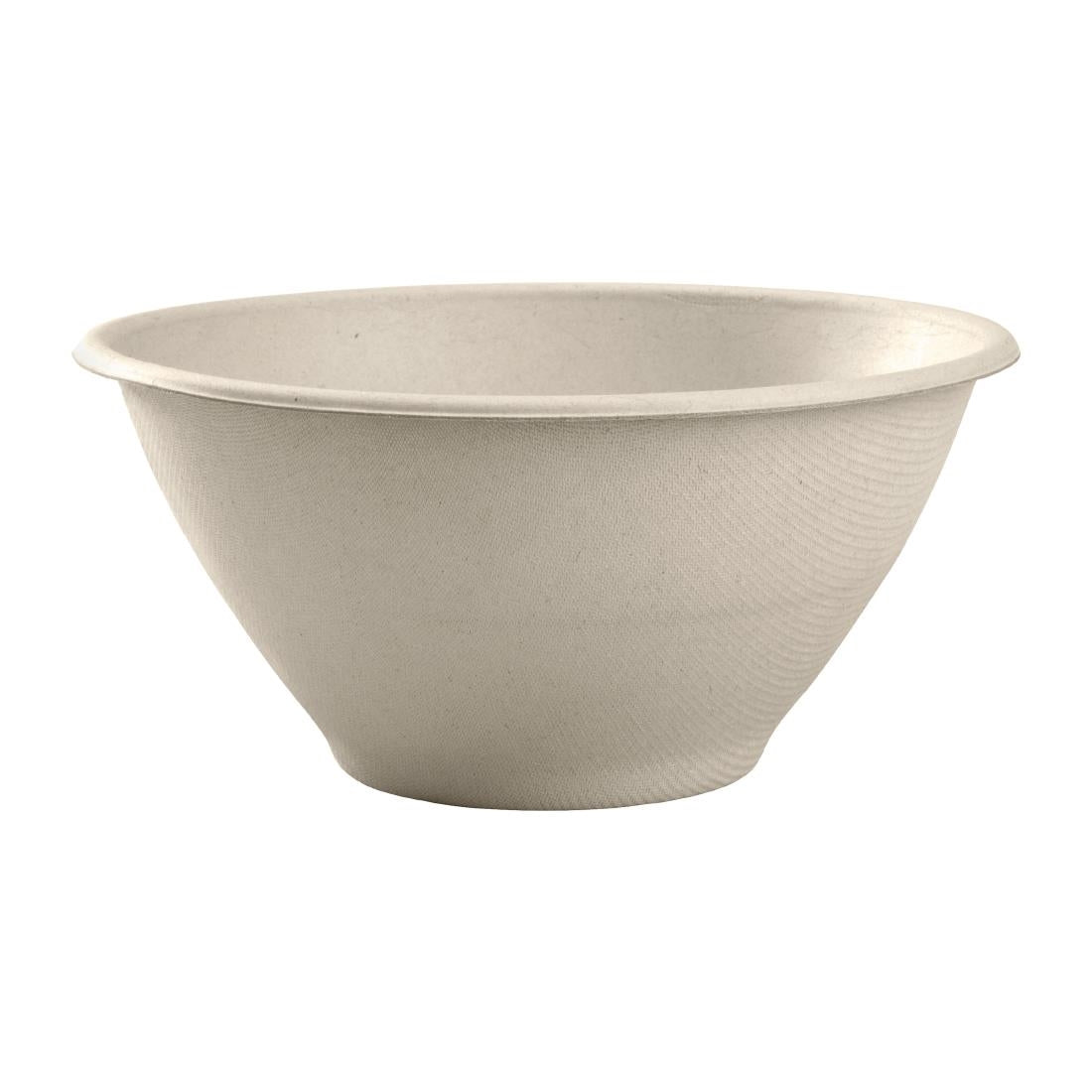 BioPak BioCane Takeaway Bowls Natural 1420ml 48oz (400 Pack) (Home Compostable | Sugarcane pulp | Pack of 600) • PAS-FY046