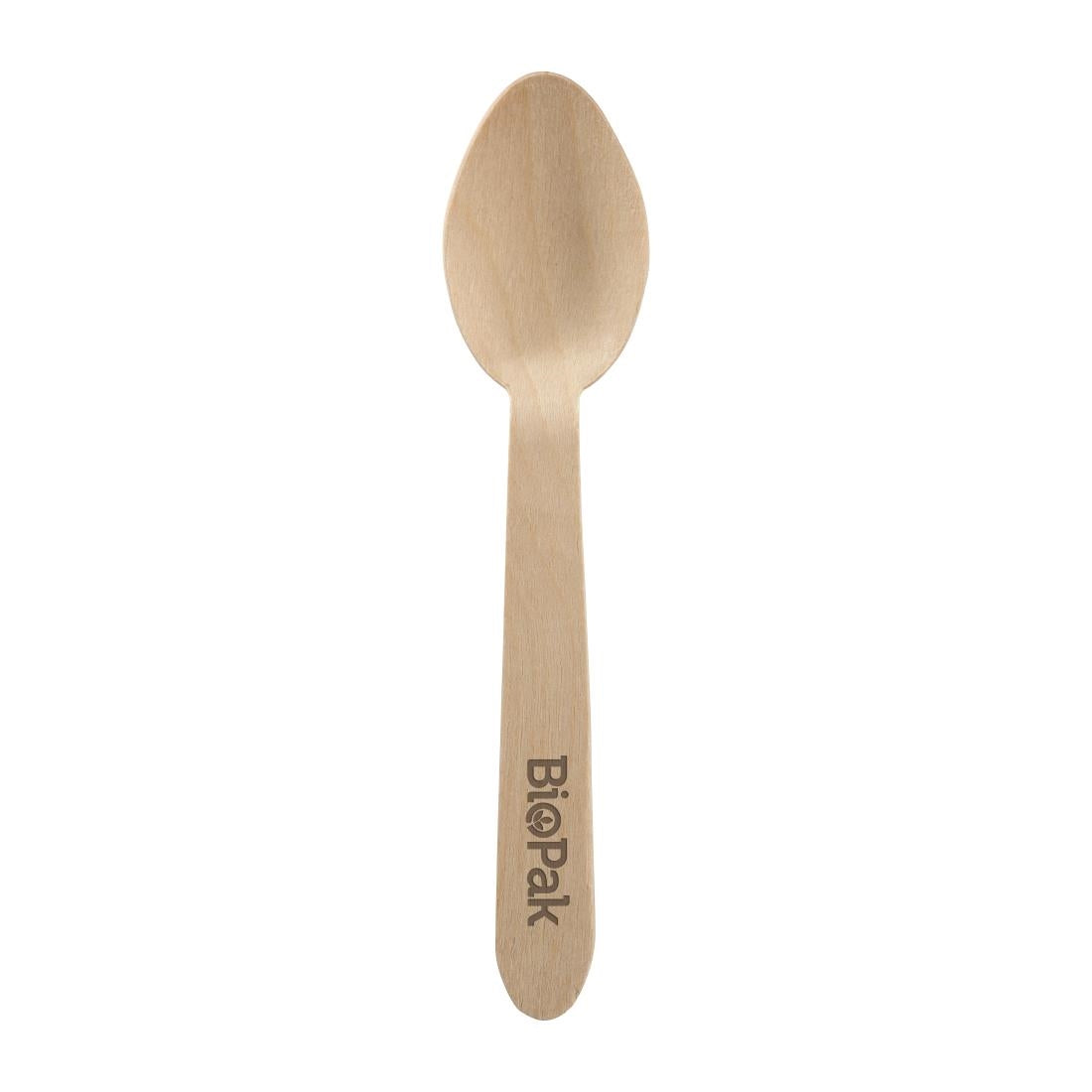 BioPak Coated Wood Teaspoon 10cm (2000 Pack) (Pack of 2000) • PAS-FY063