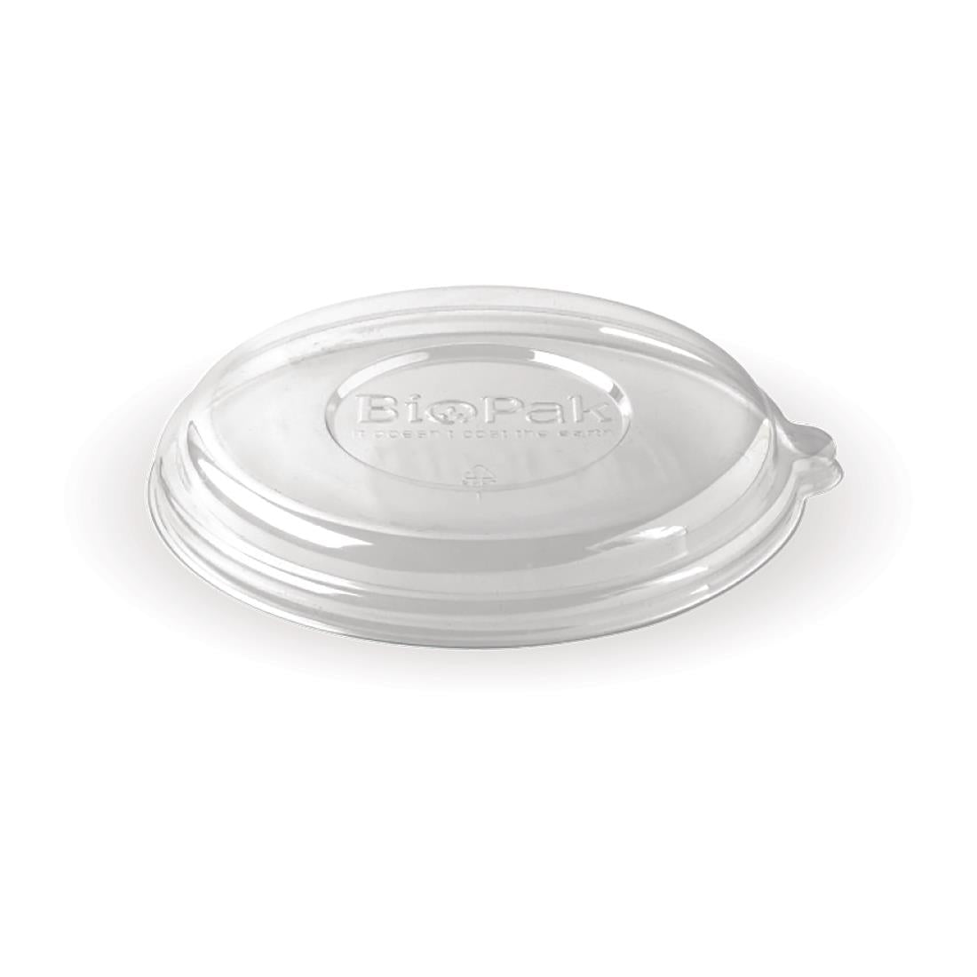 BioPak rPET Lids for BioPak BioCane 800-1180ml 24-40oz Bowls (400 Pack) (rPET | Recyclable | Pack of 400) • PAS-FY082
