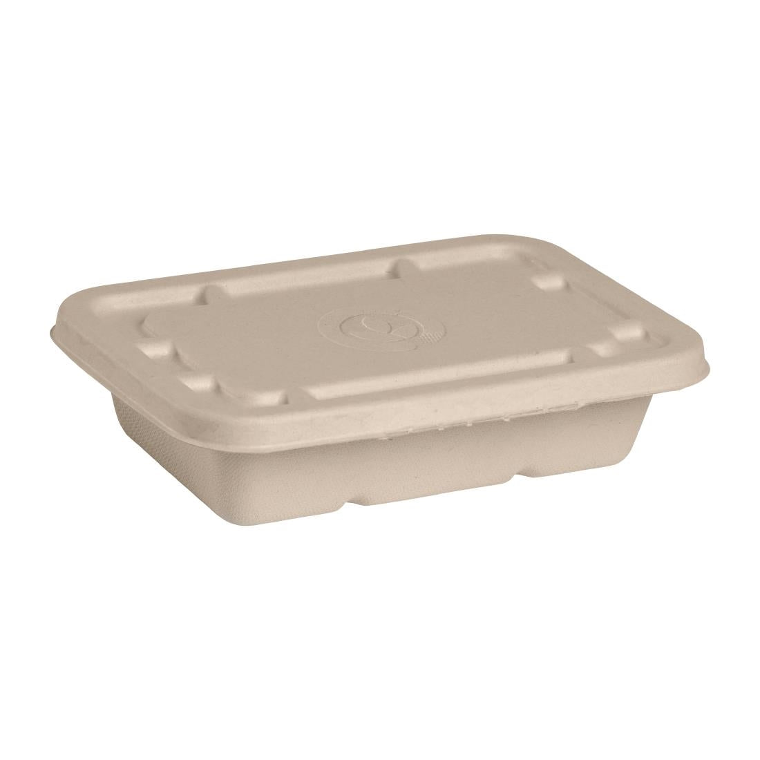 BioPak BioCane Lids for BioCane 750 & 1000ml Takeaway Base Natural (500 Pack) • PAS-DU622