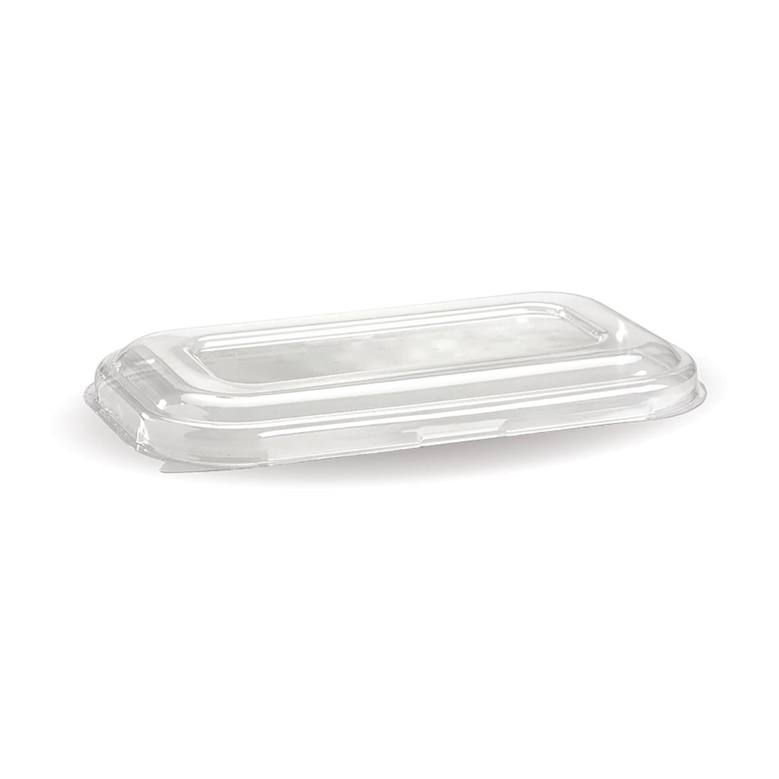 BioPak PLA Lids for BioCane 750 & 1000ml Takeaway Base Natural (500 Pack) (Compostable | PLA | Pack of 500) • PAS-FY085