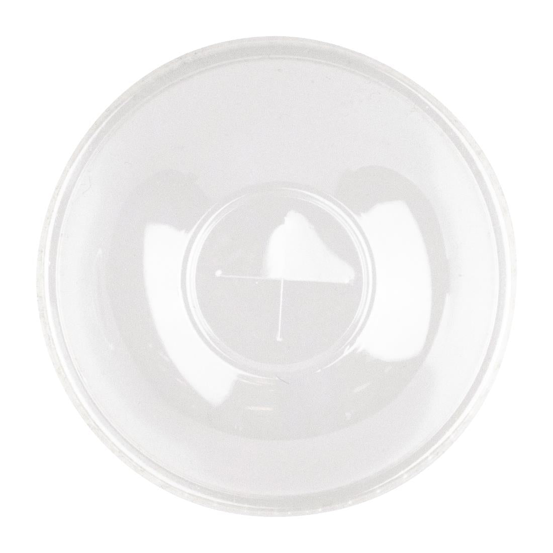 BioPak PET Clear Dome Lid 90mm for BioCup Paper Cup 390-650ml 12-22oz (1000 Pack) (Pack of 1000) • PAS-FY091