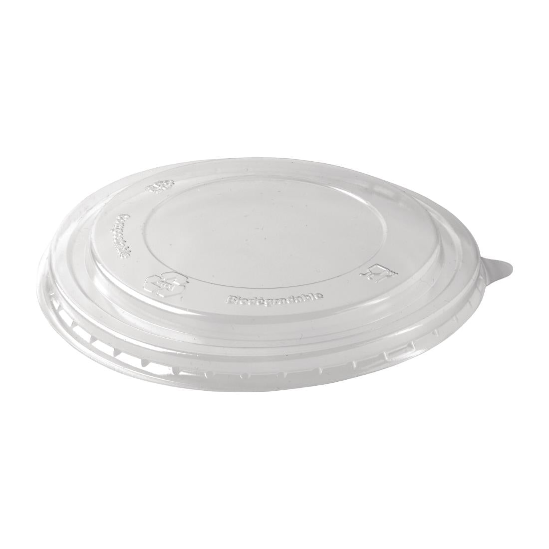 Biopak PLA Lid for Kraft BioBowl 500-1000ml (400 Pack) (Compostable | PLA | Pack of 400) • PAS-FY098