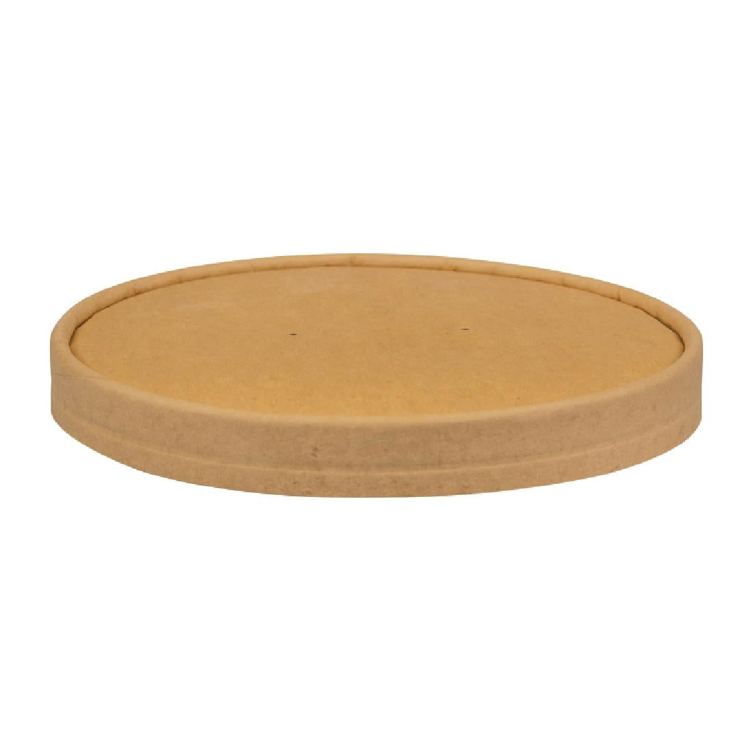 Biopak Paper Lid for Kraft BioBowl 500-1000ml (400 Pack) (Compostable | Pack of 400) • PAS-FY100