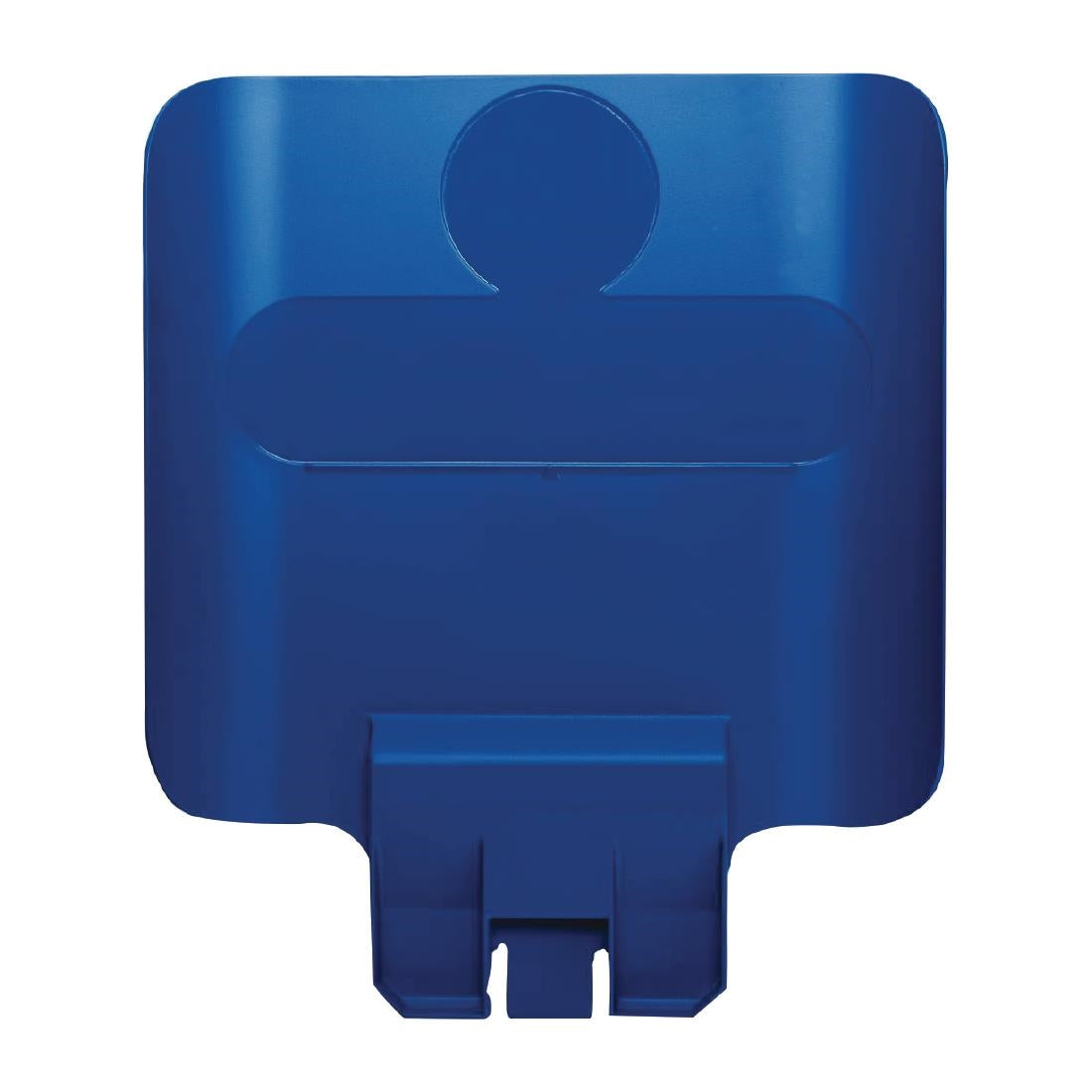 Rubbermaid Slim Jim Recycling Station Blue Billboard • PAS-FY152