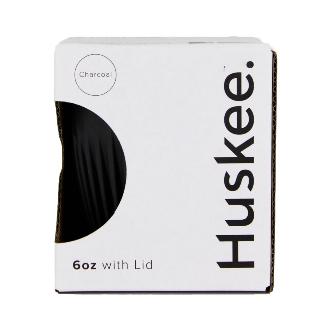 HuskeeCup Cup with Lid 228ml Charcoal (Single) • PAS-FY264