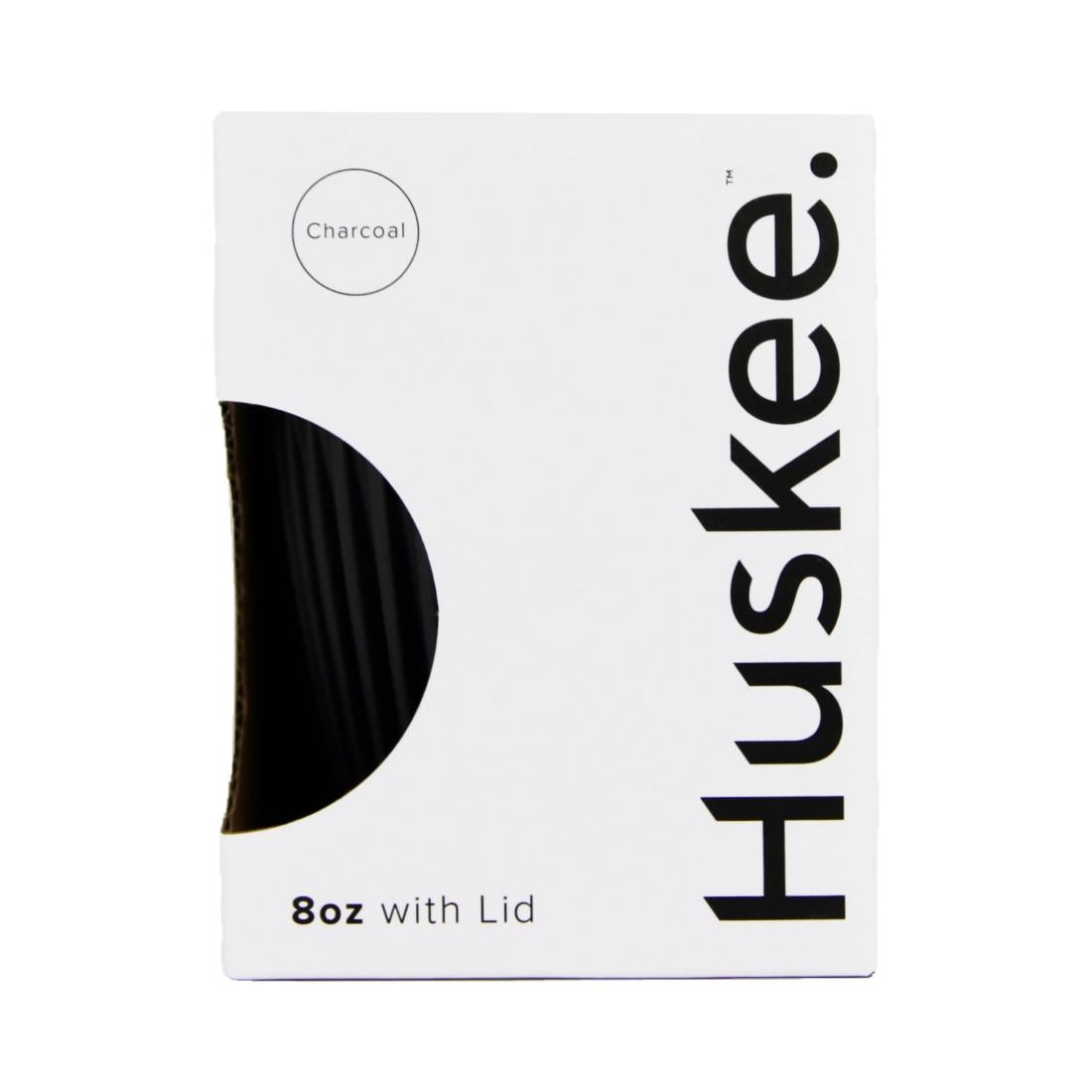 HuskeeCup Cup with Lid 235ml Charcoal (Single) • PAS-FY266