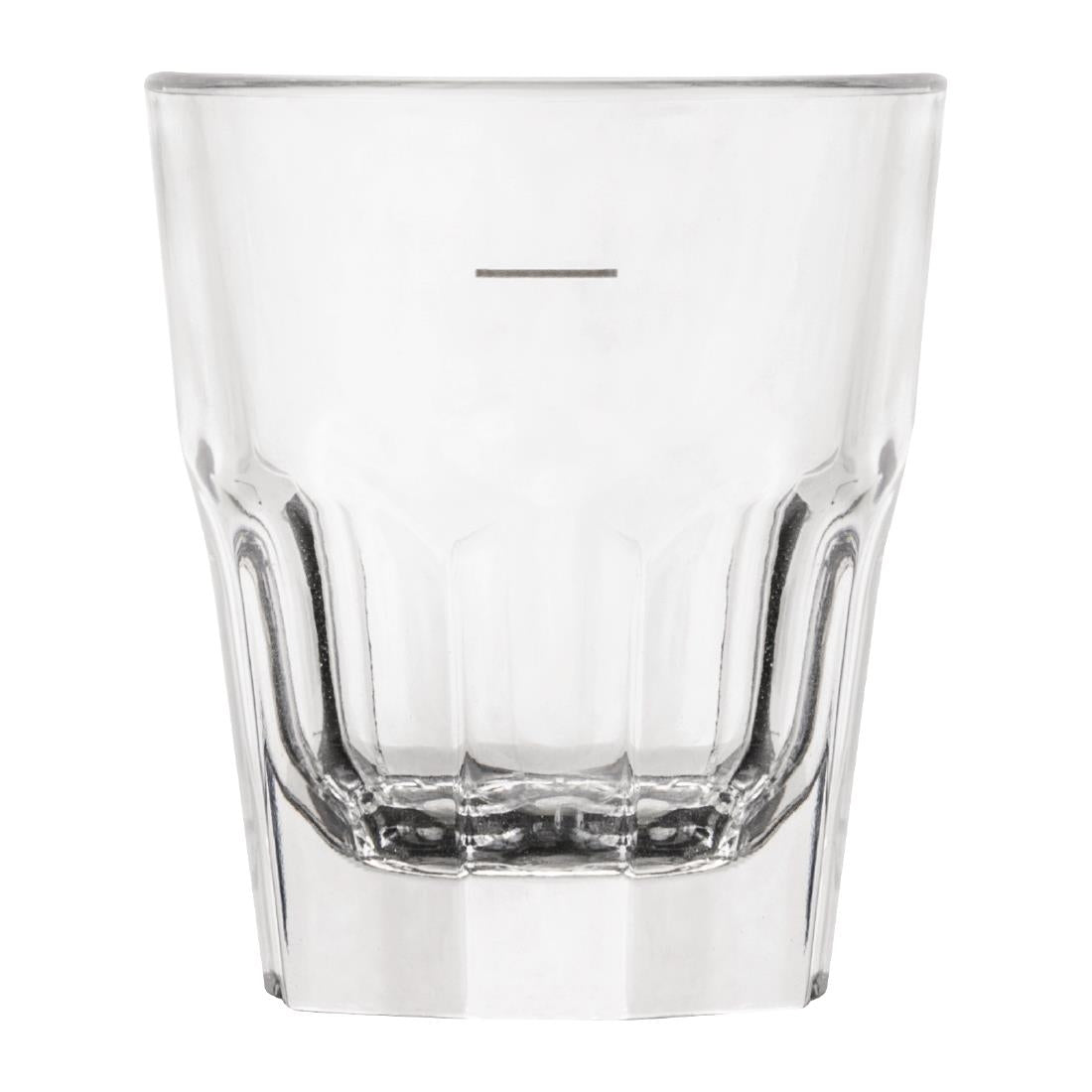 Polysafe Polycarbonate PS-36 Rocks Shot Glasses with Pour Line 45ml (24 Pack) • PAS-FY364