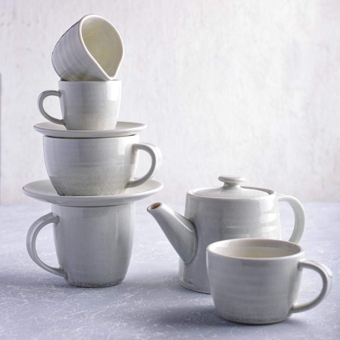 Moda Porcelain Willow Coffee/Tea Cup 280ml (6 Pack) • PAS-FY672