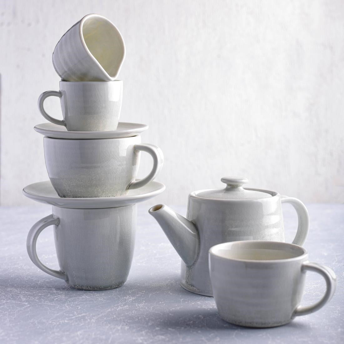 Moda Porcelain Willow Teapot with Infuser 380ml (6 Pack) • PAS-FY675