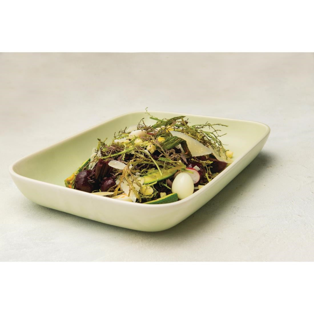 Moda Porcelain Lush Rectangle Dish - 530x265x70mm • PAS-FY721