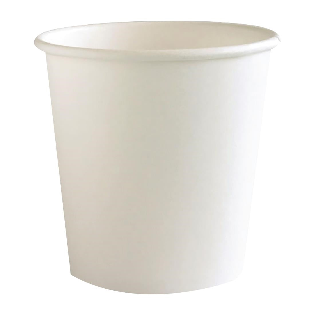 BioPak BioCup Single Wall White - 120ml 4oz 63mm (2000 Pack) • PAS-FY737
