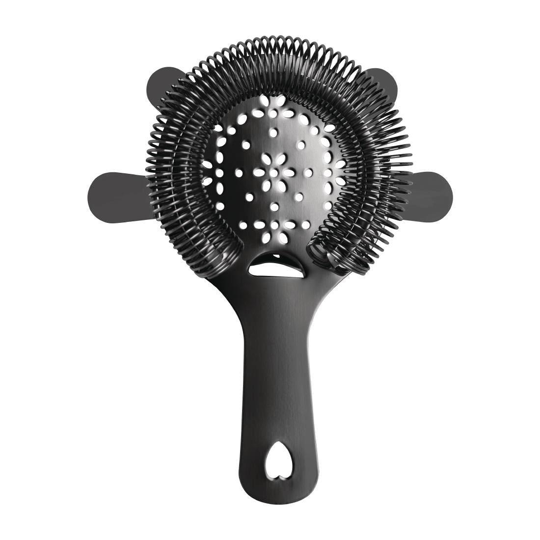 Zanzi Strainer 4 Pring Hawthorn with Flat Handle Gunmetal - 110mm • PAS-FY937