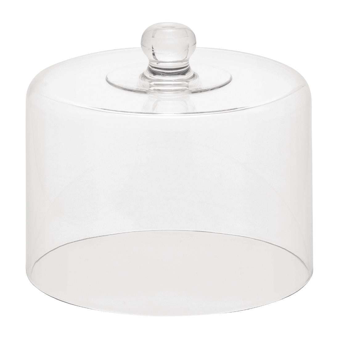 Chef Inox Cloche Straight Sided Clear Polycarbonate 208x182mm • PAS-FY966