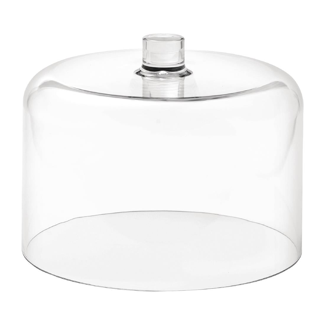 Chef Inox Cloche Straight Sided Clear Polycarbonate 275x212mm • PAS-FY967