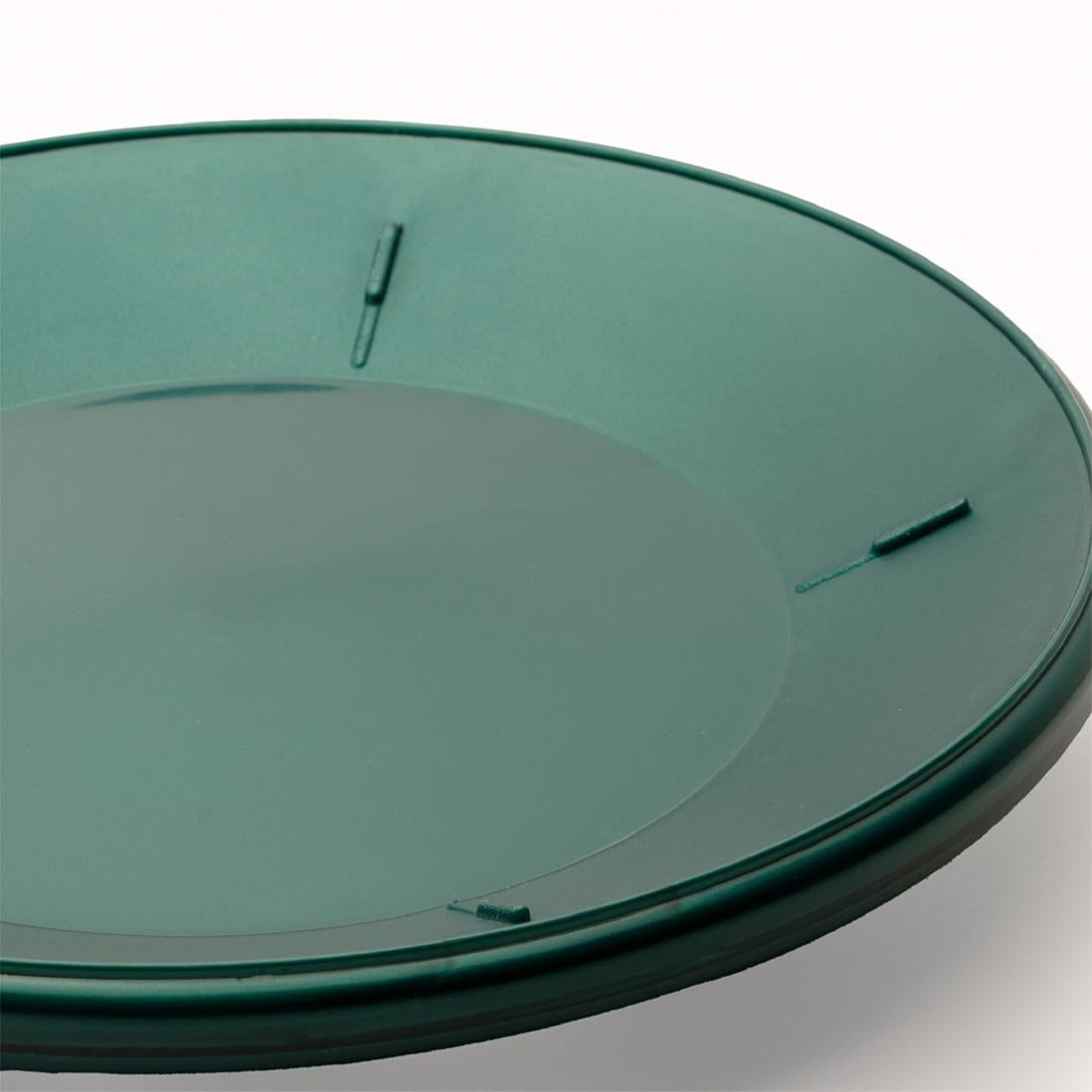 KH Traditional Plate Base Insulated Green Pp/Pu (12 Pack) (Fits 230mm Plate diameter | Green | Pack of 12) • PAS-FZ117