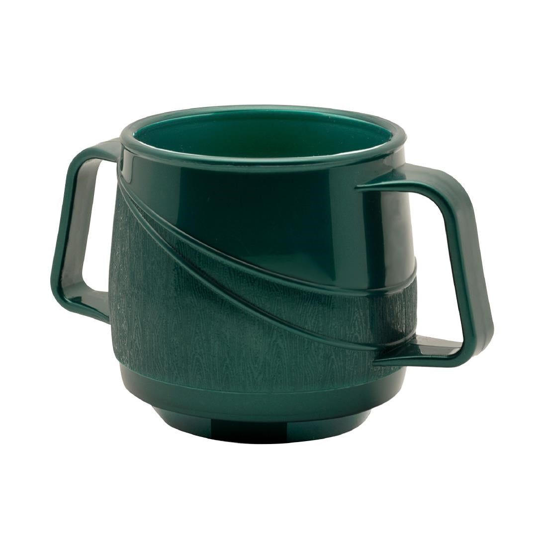 KH Moderne Bev Mug Insulated Double Handle 250ml Green (24 Pack) (Capacity: 250ml | Green | Pack of 24) • PAS-FZ132