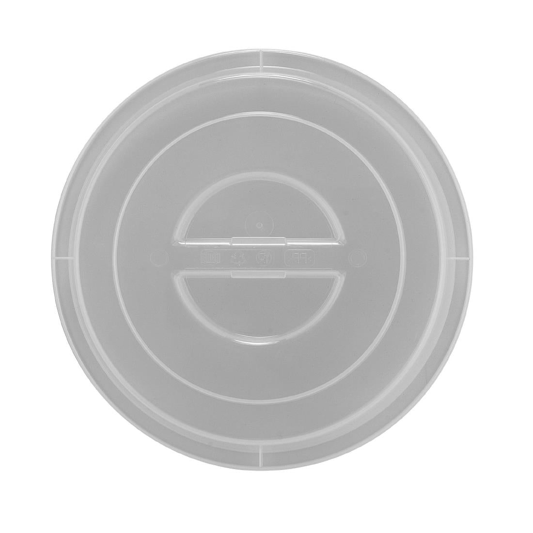 Schonwald Donna Senior Round Plate Lid Polybutylene Grey 240x40mm (6 Pack) (240mm | Pack of 6) • PAS-FZ309