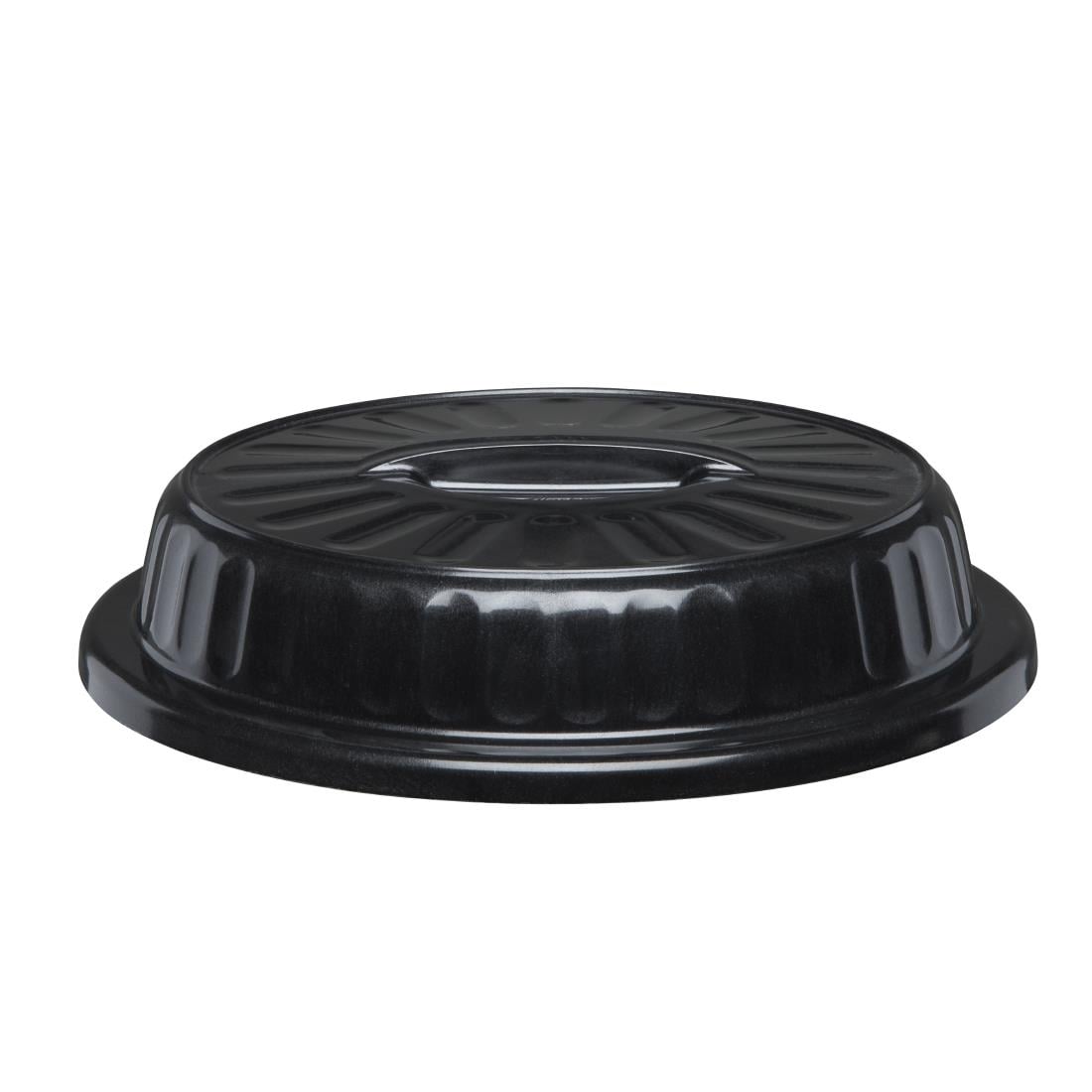 Aladdin Temp-Rite Dome 9"/230mm High Heat Dome Entrée Black (48 Pack) (Size: 230mm / 9" | Pack of 48 | Black) • PAS-FZ408