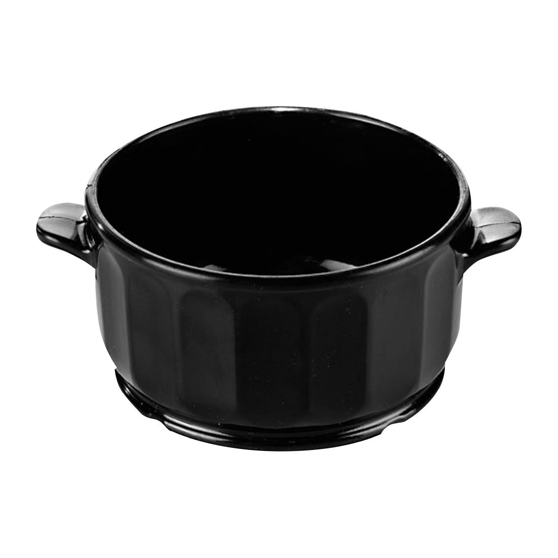 Aladdin Temp-Rite 8oz/230ml Dimensions High Heat Bowl Black (48 Pack) (Capacity: 230ml | Pack of 48 | Black) • PAS-FZ463