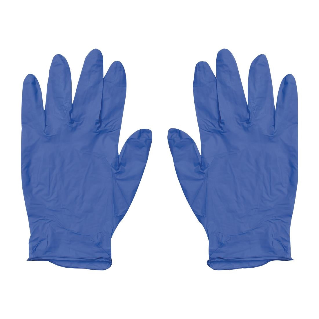 AGA Medical Vinyl Gloves Powder Free Blue - Size L • PAS-FZ662-L