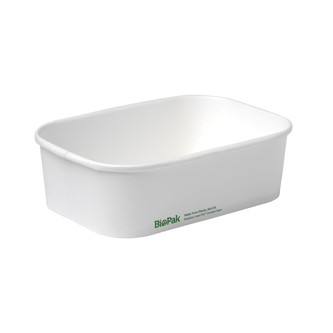 BioPak BioBoard Takeaway Base White - 650ml (300 Pack) • PAS-FZ919