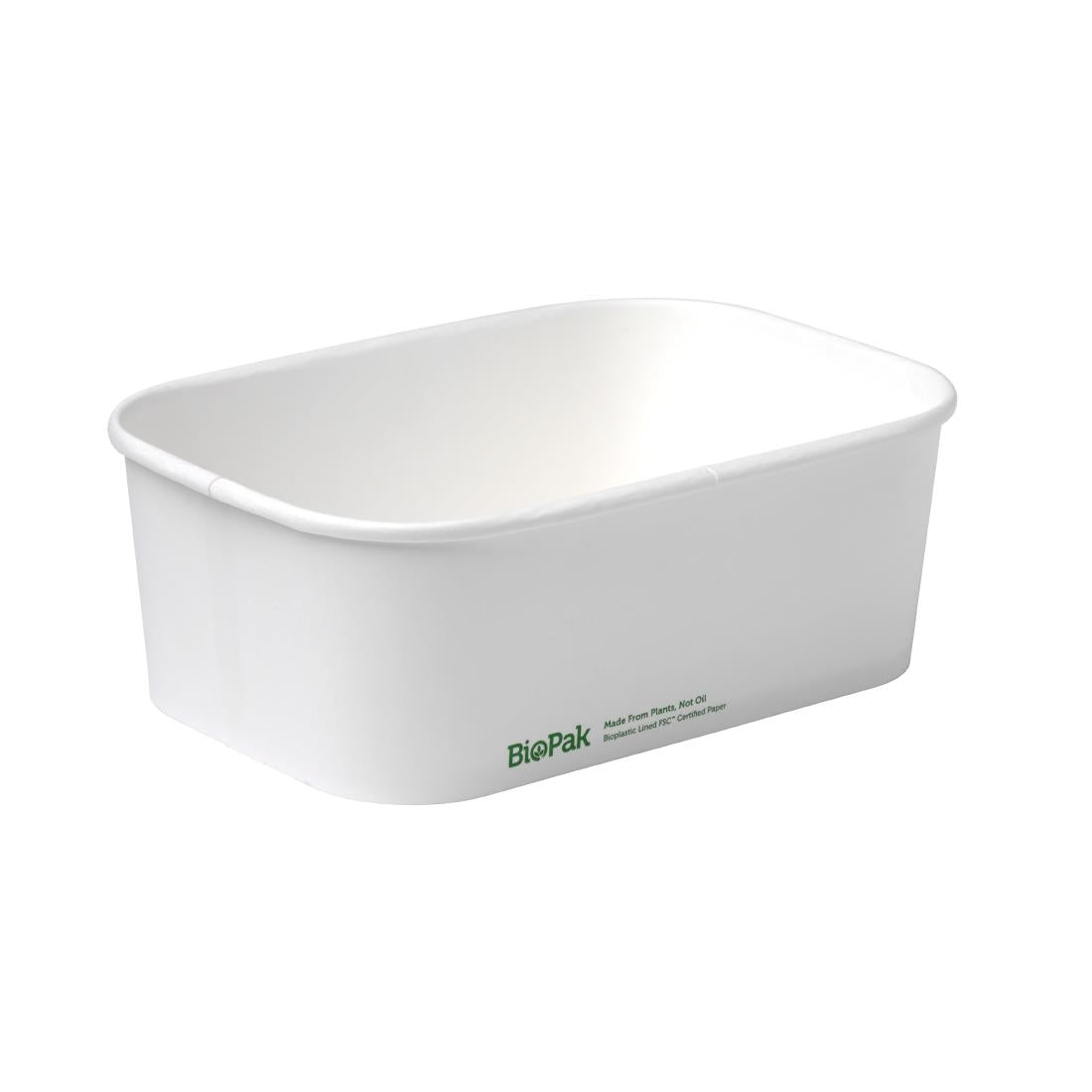 BioPak BioBoard Takeaway Base White - 750ml (300 Pack) • PAS-FZ921