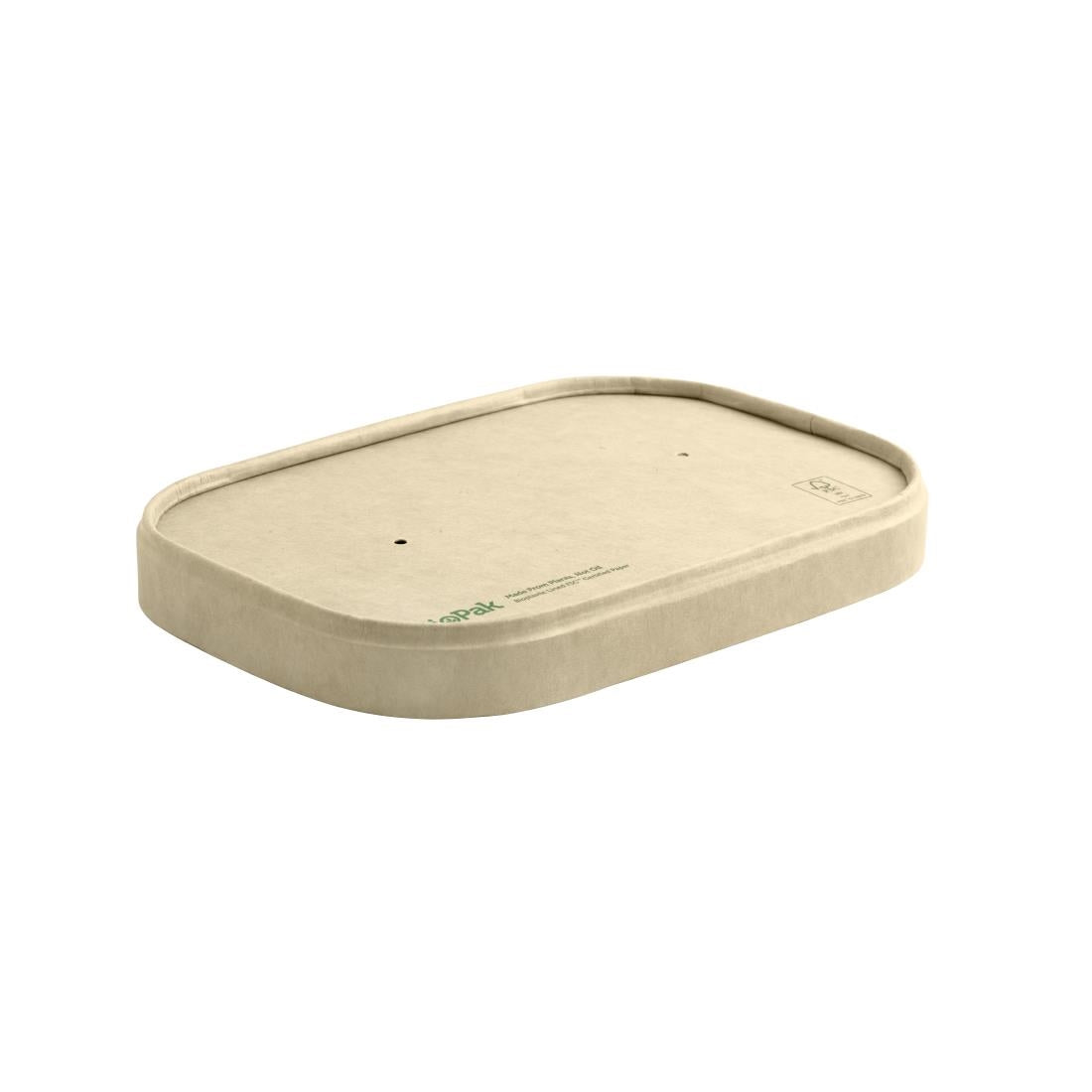 BioPak BioBoard Takeaway Lid Kraft to suit 500 - 1000ml (300 Pack) (Pack of 300) • PAS-FZ926