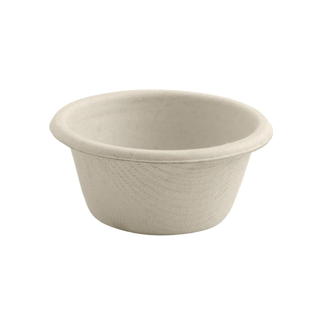 BioPak Natural Sugarcane Base Sauce Containers - 30ml (1000 Pack) (Natural Colourway | 30 ml / 1oz | Pack of 1000) • PAS-DU646