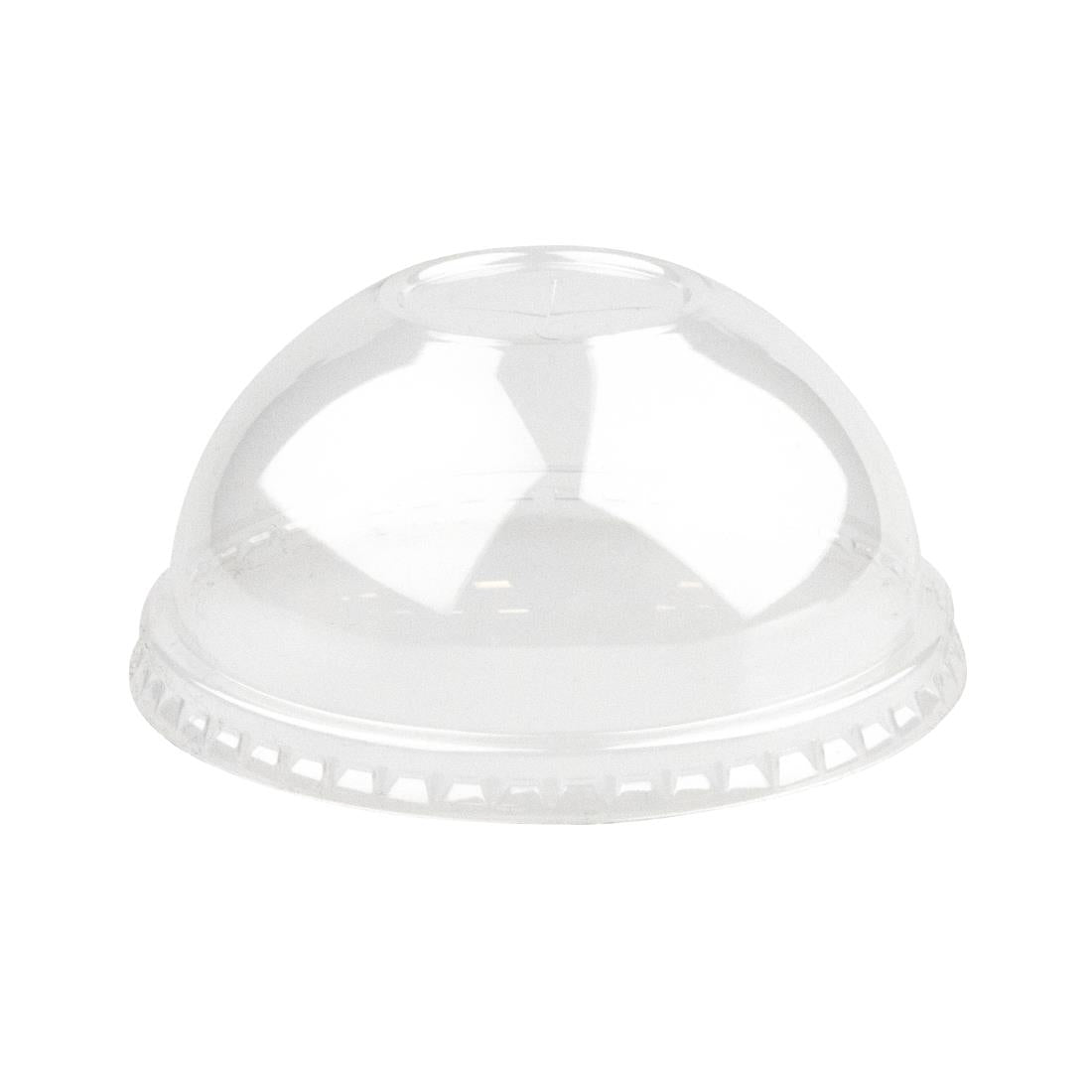BioPak PLA Clear Dome Lids for Paper Cold Cups - 390-650ml / 90mm (1000 Pack) (390-650ml / 13-22oz | 90mm / 3" | Clear Dome Lid | Pack of 1000) • PAS-FZ997