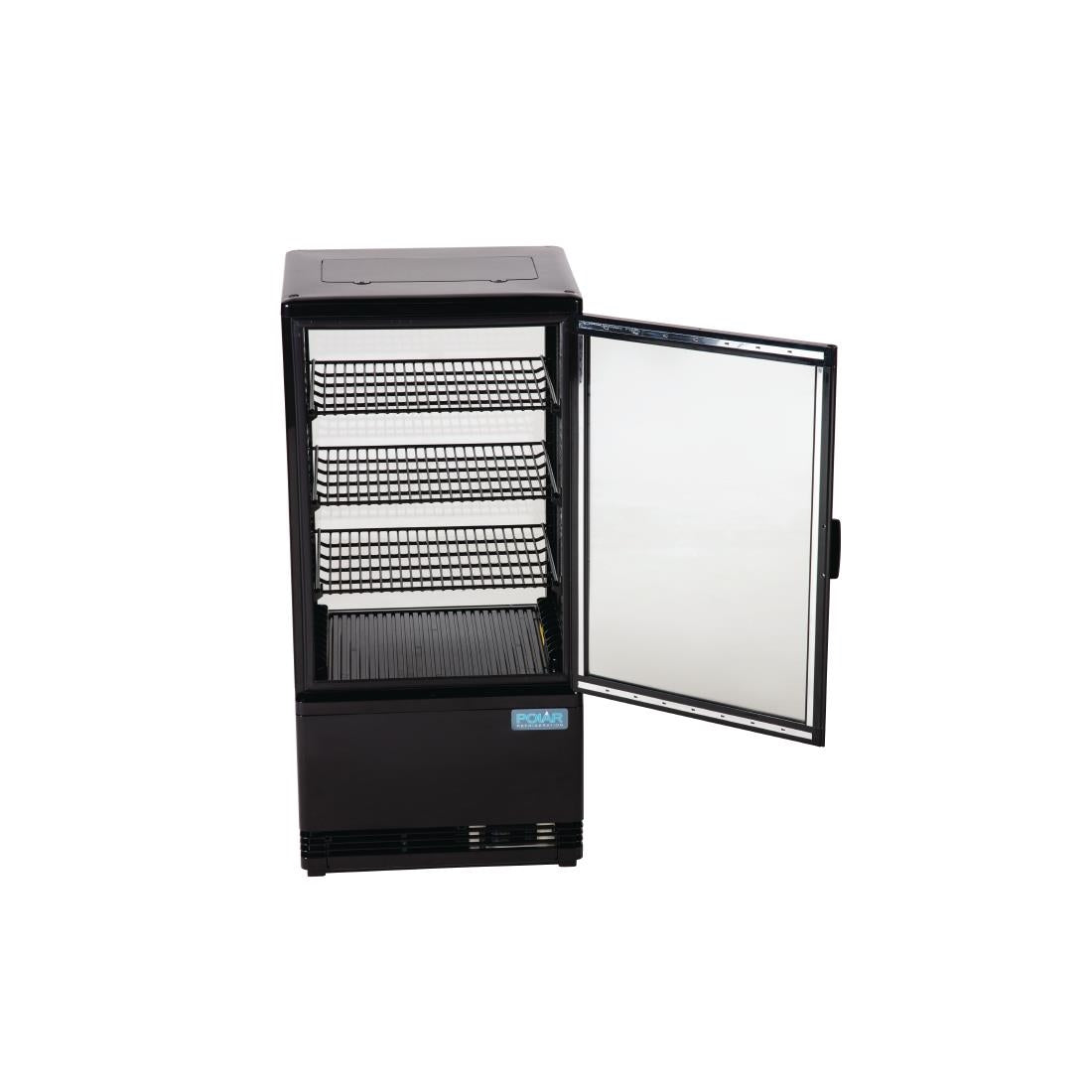 Polar C-Series Energy Efficient Display Fridge 68Ltr Black • PAS-CX577-A