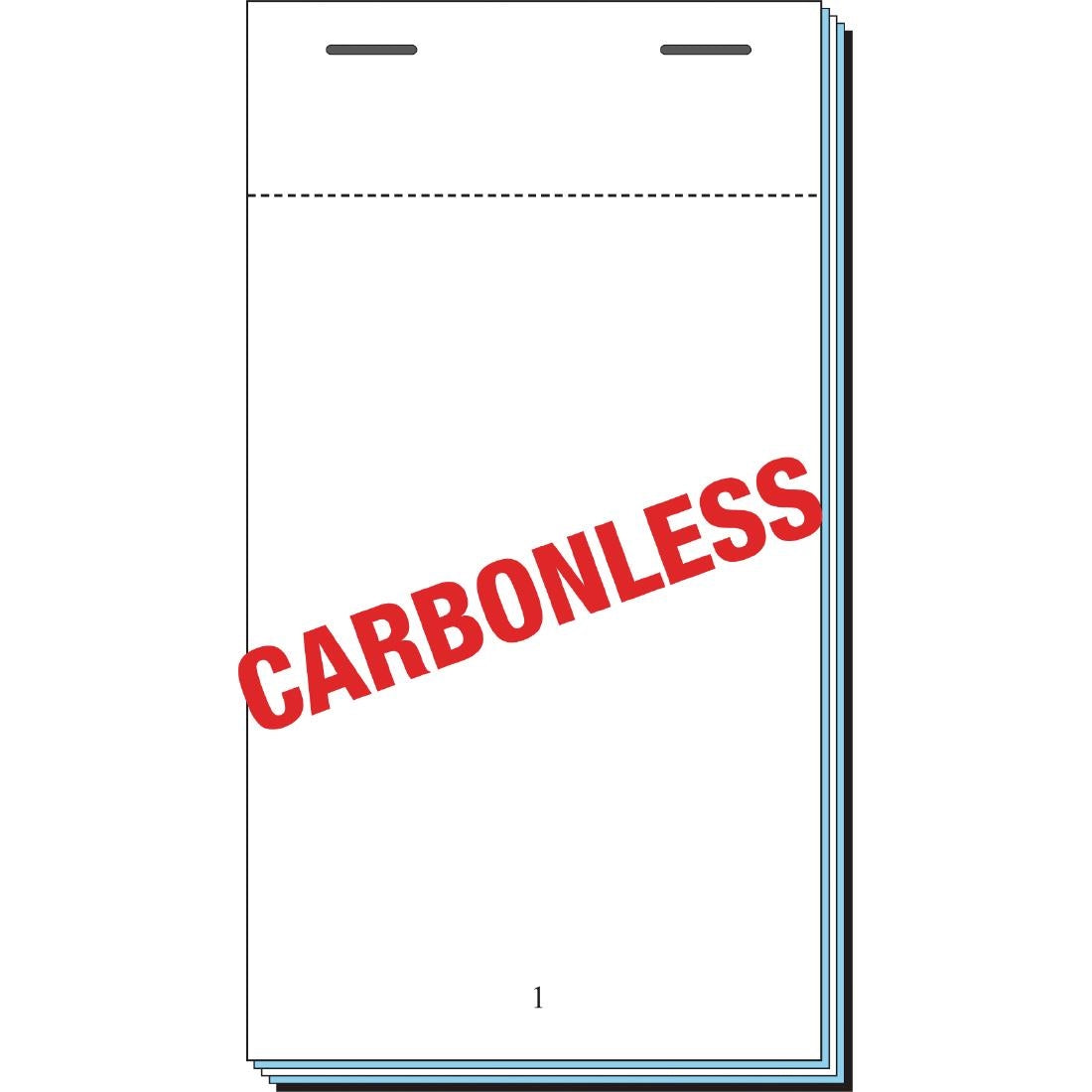 Olympia Recyclable Carbonless Waiter Pad Duplicate Small (50 Pack) (Size: 76x127mm / 3x5" | 50 pages) • PAS-G524