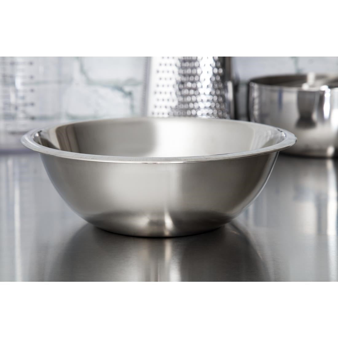 Vogue Stainless Steel Mixing Bowl 2.2Ltr • PAS-GC135