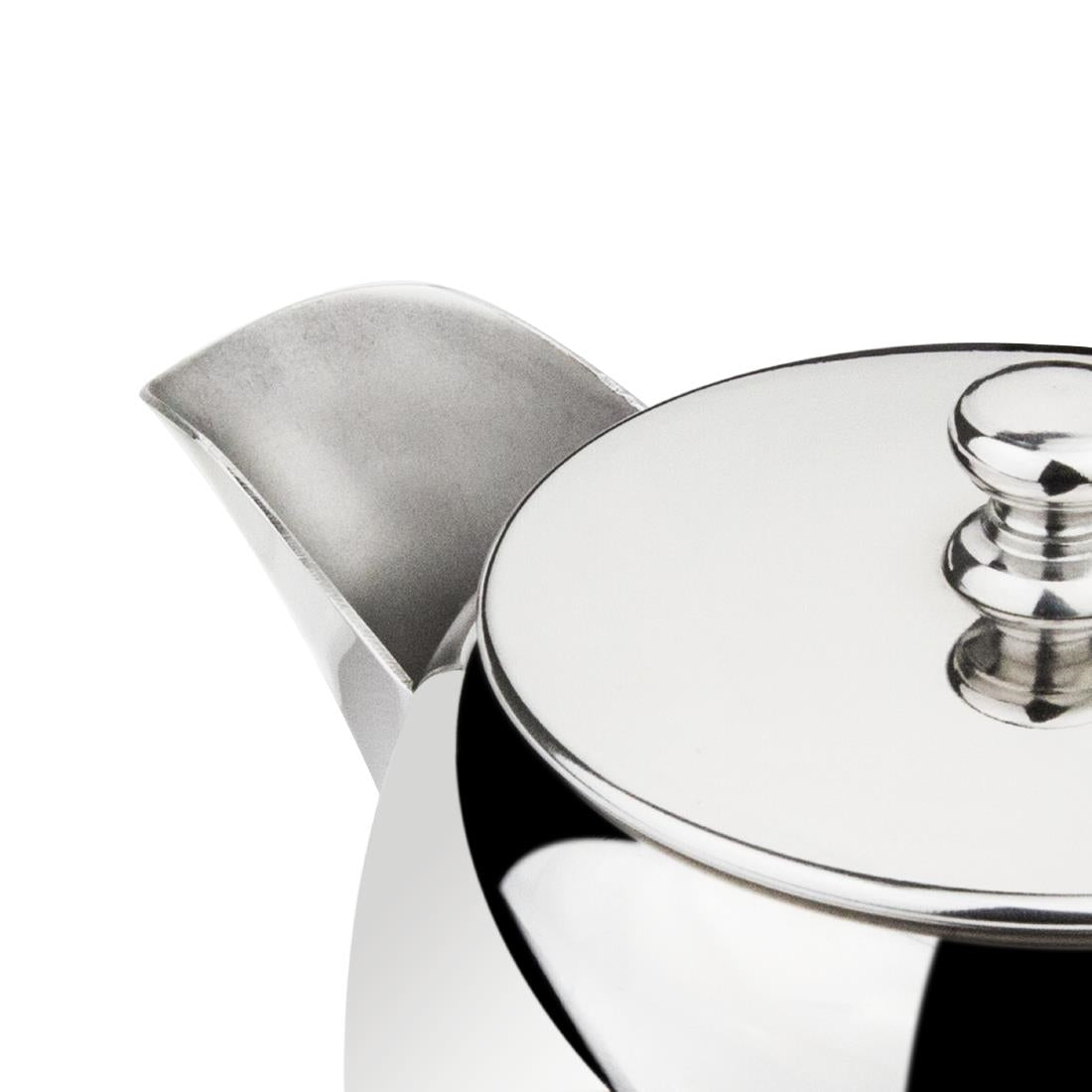Olympia Non-Drip Tea Pot Stainless Steel 380ml • PAS-GC949