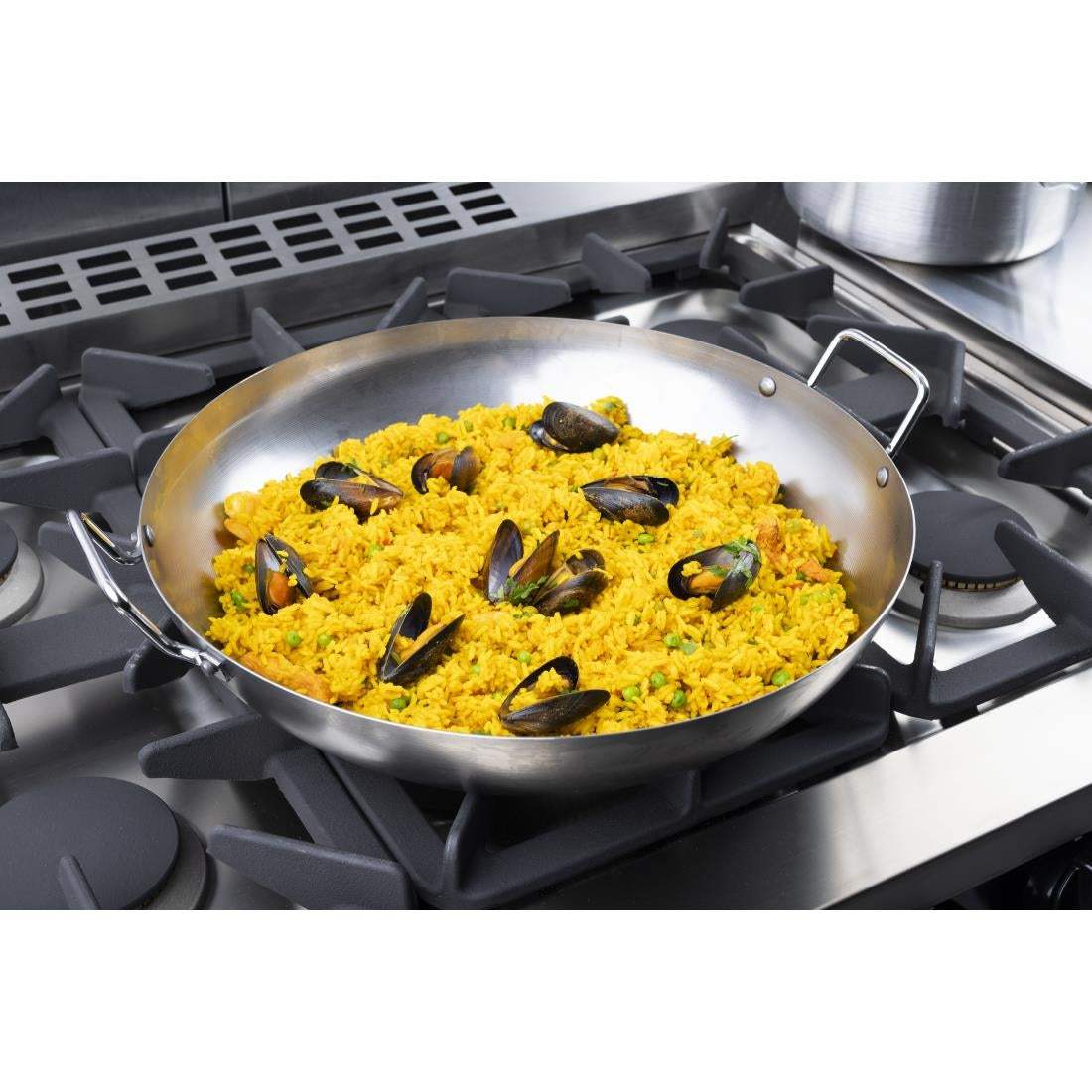 Vogue Carbon Steel Paella Pan 400mm • PAS-GD074