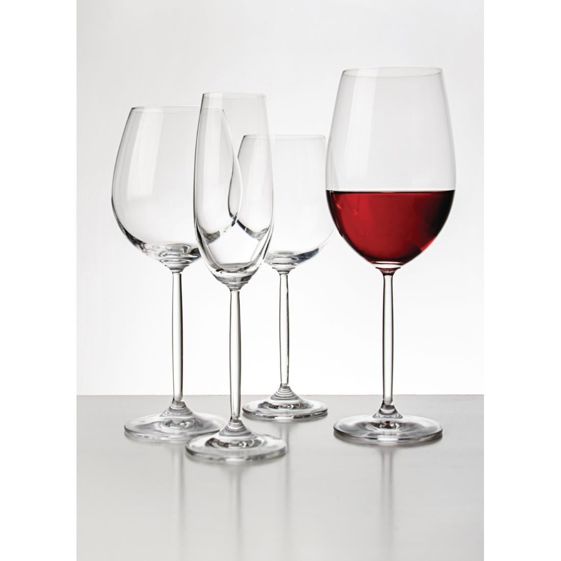 Olympia Modale Crystal Wine Glasses 520ml (6 Pack) (Pack of 6) • PAS-GF725