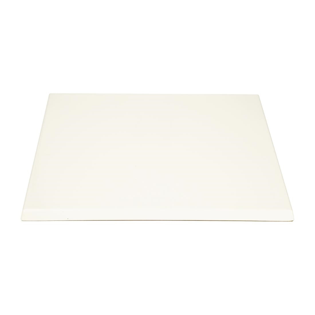 Bolero Square Table Top White 700mm • PAS-GG641