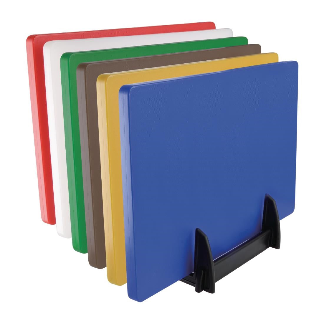 Hygiplas Plastic Chopping Board Rack Large - 6x 25mm Slots • PAS-GG699