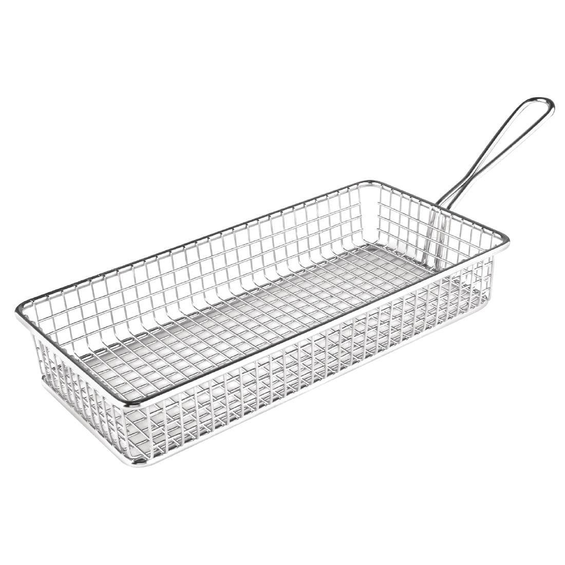 Olympia Rectangular Presentation Fryer Basket • PAS-GG869