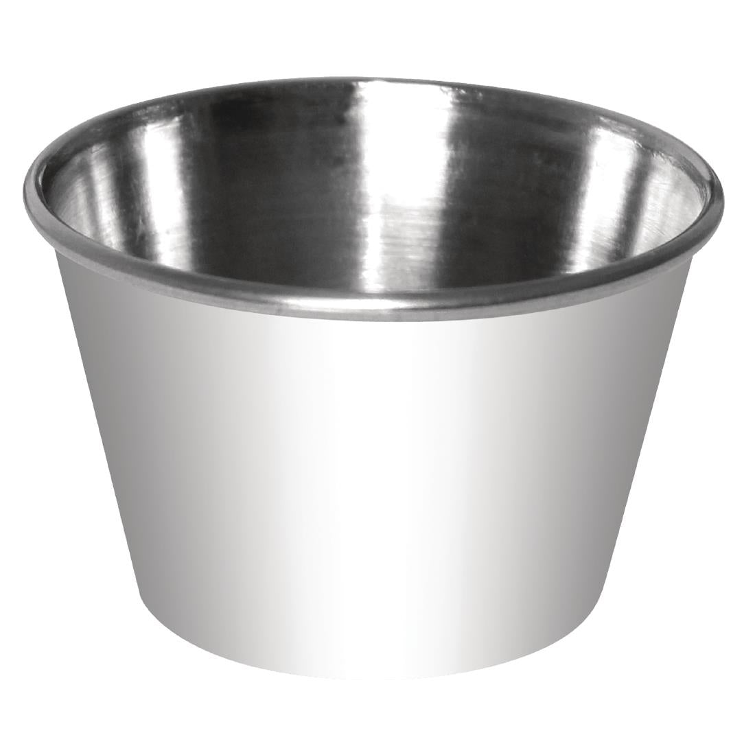 Olympia Stainless Steel Sauce Cups 115ml (12 Pack) (115ml / 4oz. Pack quantity: 12) • PAS-GG879