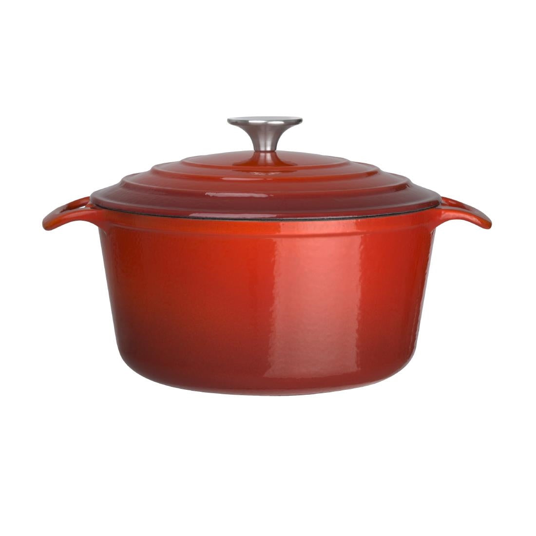 Vogue Red Round Casserole Dish 4Ltr • PAS-GH305