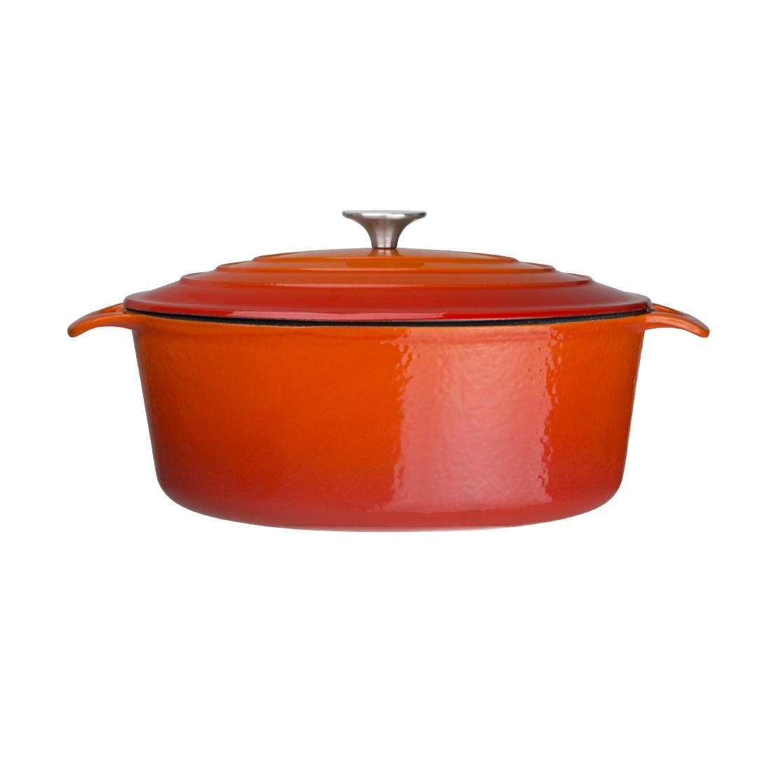 Vogue Orange Oval Casserole Dish 6Ltr • PAS-GH312
