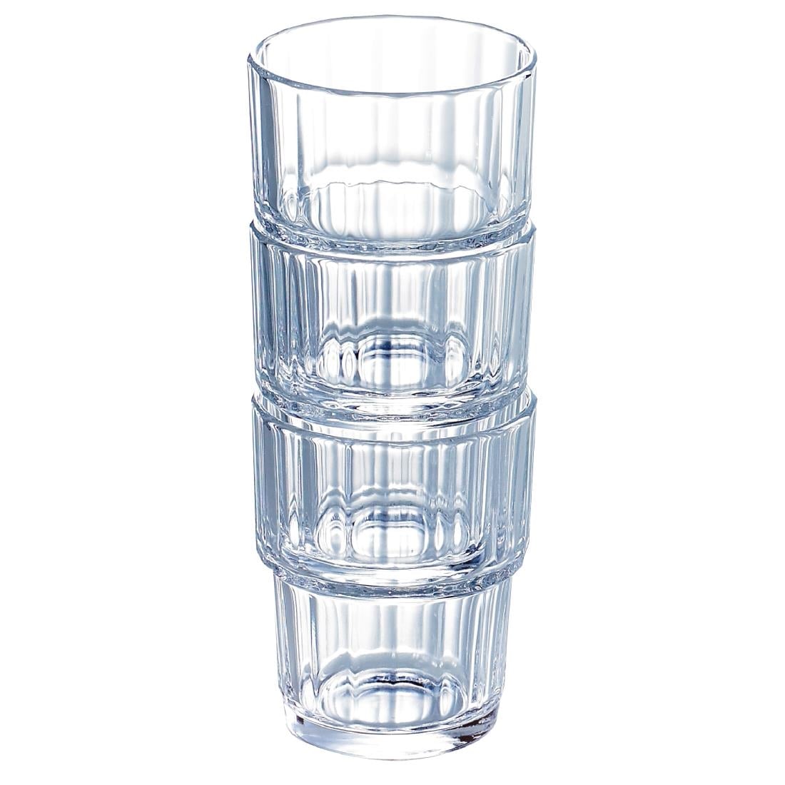 Arcoroc Norvege Stacking Old Fashioned Tumblers 250ml (6 Pack) • PAS-GH647