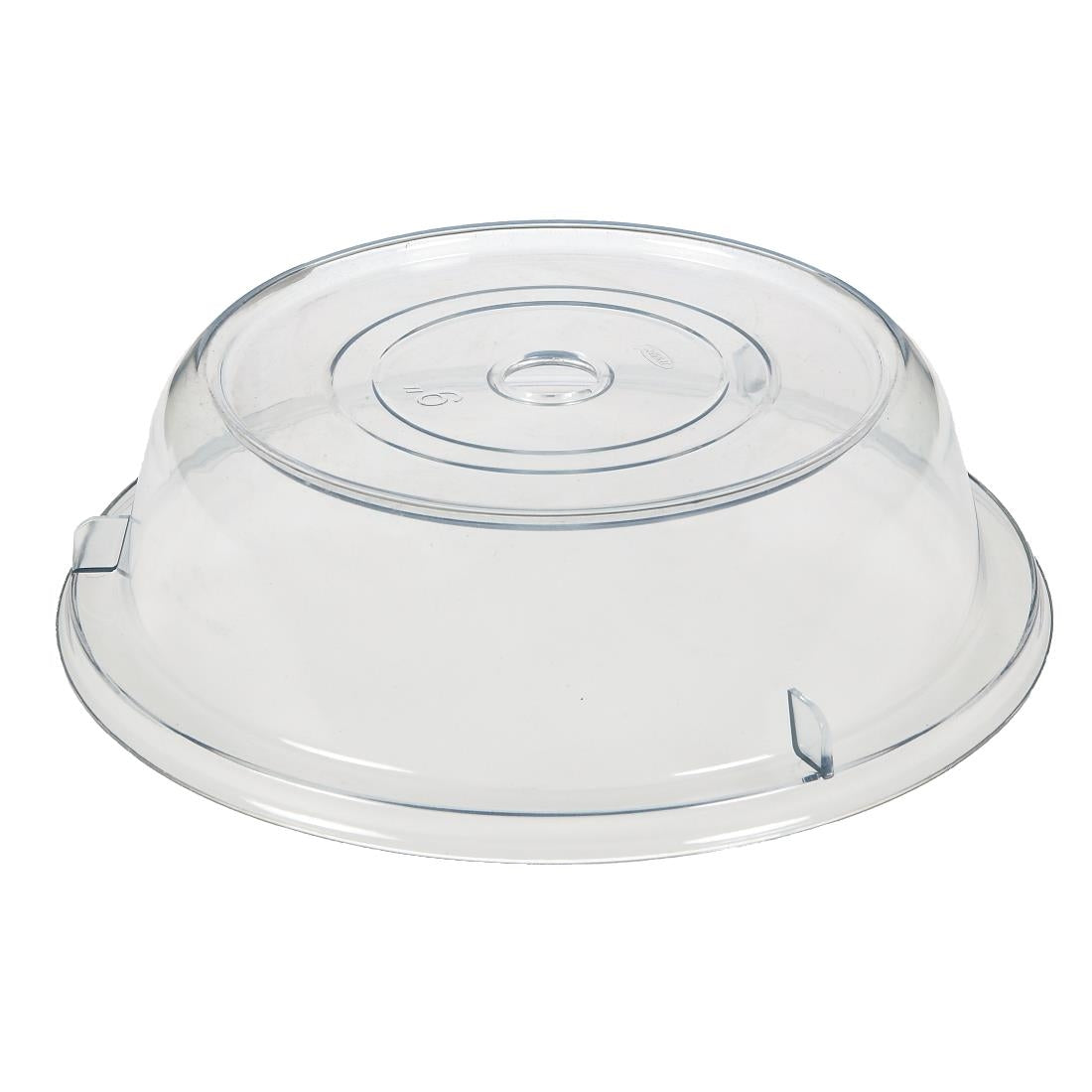 KH Healthcare Clear Plastic Plate Cover (12 Pack) (Size: 240(Ø)mm | Pack of 12) • PAS-GH728