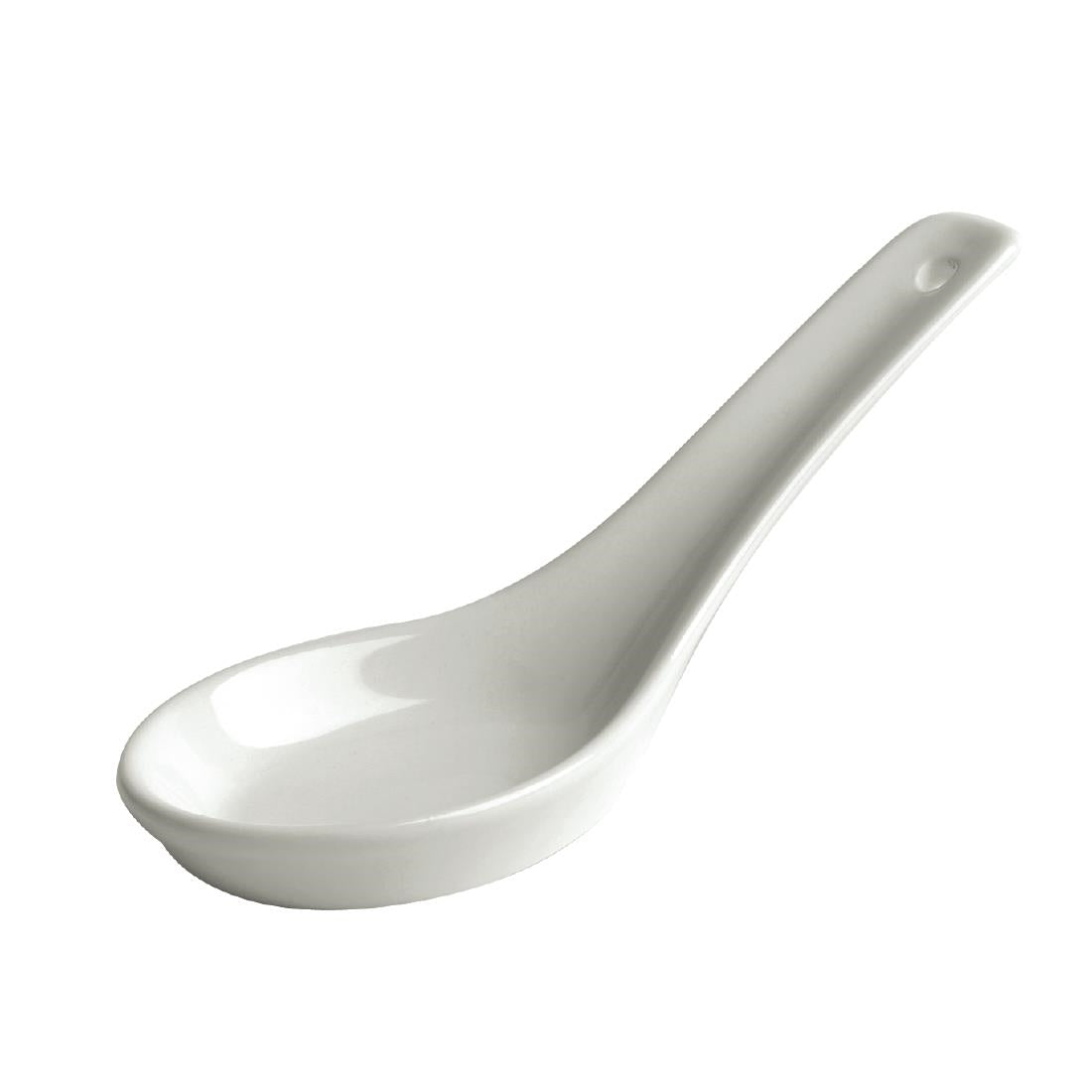 Australian Fine China Bistro Chinese Spoons (60 Pack) (Pack Quantity: 60) • PAS-GH759