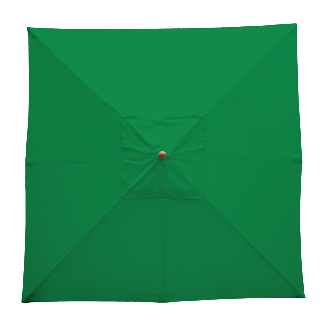 Bolero Square Outdoor Umbrella 2.5m Green • PAS-GH989