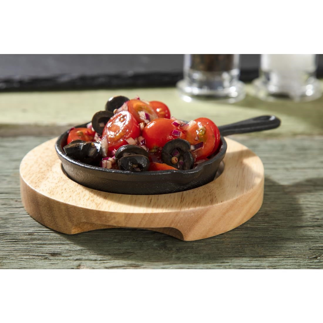 Olympia Light Wooden Base 115mm • PAS-GJ552