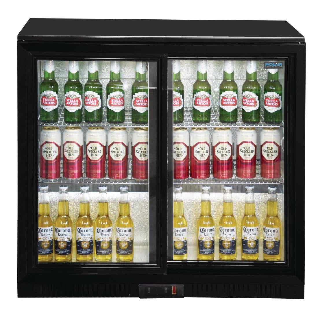 Polar G-Series Back Bar Cooler with Sliding Doors 198Ltr • PAS-GL010-A